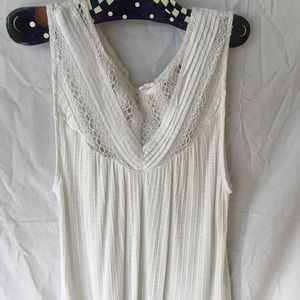 Lucky Brand white lacy tank